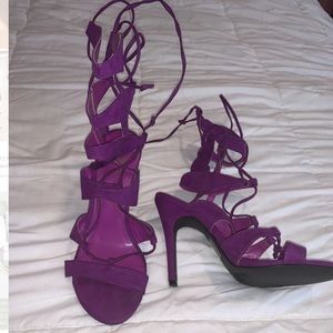 PURPLE SANDALS